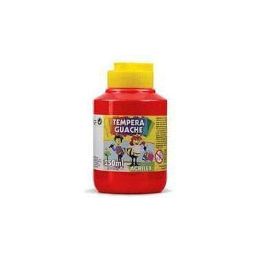 Imagem de Tinta Guache 250ml Magenta Acrilex, Vermelho Fogo