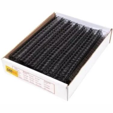 Imagem de Wire-o para Encadernação 2x1 A4 Preto 5/8 para 120 fls 25 un - Cassmar