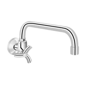 Imagem de Torneira Para Cozinha De Parede Bica Baixa 1/2 E 3/4 Docolprimor - Doc