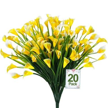 Imagem de Pacotes artificiais de flores de lírio de calla TURNMEON (500 cabeças)