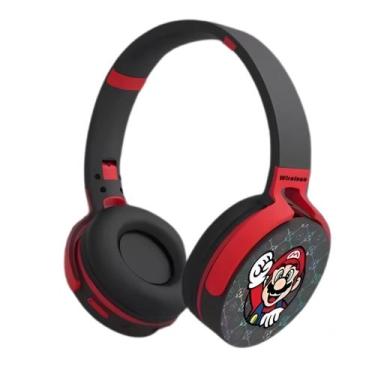 Imagem de Fone De Ouvido Infantil Super Mario Bluetooth 5.0 - Fone de Ouvido Inf