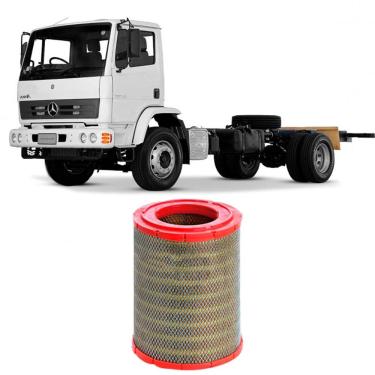 Imagem de Filtro Ar Mercedes Benz Atron Om926 2011 A 2016 Metal Leve