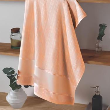 Imagem de Toalhas de Rosto Bella Dohler para Bordado Cruz (2, 5915 - Pêssego, 80cm X 50cm)