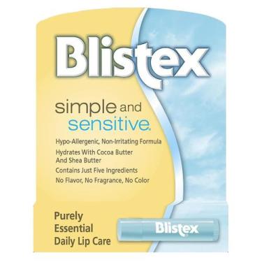 Imagem de Hidratante labial Blistex Simple and Sensitive 4,4 mL (pacote com 12)