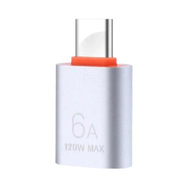 Imagem de Adaptador OTG USB-C Masculino Para Tipo-C Feminino 120W NNBILI, Conver