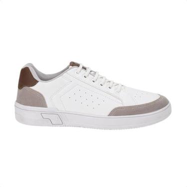 Imagem de Sapatênis Masculino Confort Way Branco, Off white, 40