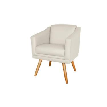 Imagem de Poltrona Decorativa Valentina Sala Recepção Escritório Revestimento Si