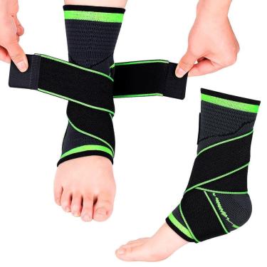 Imagem de Tornozeleira Esportiva Ajustável Ideal Musculação E Futebol