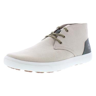 Imagem de Timberland Ashwood Park Fabric EK+ Desert Boot Chukka Light Beige Canvas 10 D (M)