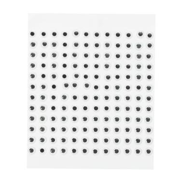 Imagem de PATIKIL Isca de pesca que brilha no escuro olhos 3D 5 mm, 300 peças luminosa à prova d'água artificial olho de peixe isca para amarrar moscas artesanato acessório para iscas de pesca faça você mesmo