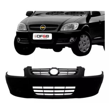 Imagem de Parachoque Dianteiro Celta Prisma 2007 08 2009 10 2011 Preto - DF&B
