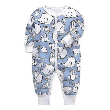 Imagem de Roupa de bebê recém-nascido de uma peça para bebê pijama de algodão - 