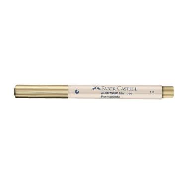 Imagem de Marcador permanente Multimark 1.0mm Ouro Faber-Castell