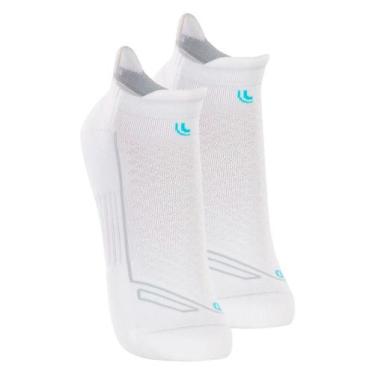 Imagem de Kit com 2 Pares de Meias Performance Running Lupo 3276-002, Branco, 41
