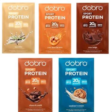 Imagem de Combo Sachês Sport Protein, Suplemento Proteico Vegetal, 20g de Proteína, Zero Lactose, 5 Sachês, Sabores Variados