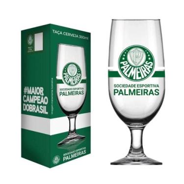 Imagem de Taça Time Do Palmeiras Copo Cerveja Chopp 300ml Licenciado - ALLMIX, P