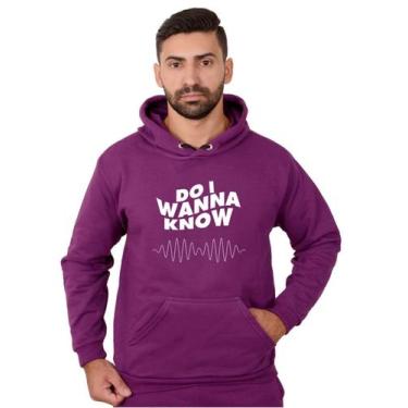 Imagem de Blusa Moletom Banda Masculina Rock Com Bolso e Capuz Roxo - Methodic, 