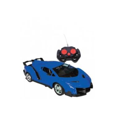 Imagem de Brinquedo Carro Esportivo De Controle Remoto Azul Zippy Toys