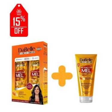 Imagem de Kit Dabelle Milagres do Mel Shampoo + Cond + Oleo em Creme