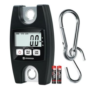 Imagem de Balança de suspensão digital UNIWEIGH 300 kg/660 lb com LCD/Hold/Tare