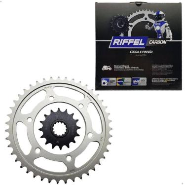 Imagem de Kit Coroa Pinhão Riffel Mt 07 Mt 10 Sp Fz 07 Fz 10 Xsr 700