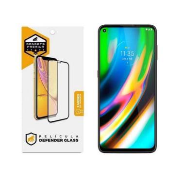 Imagem de Película Defender Glass Moto G9 Plus - Preta - Gshield