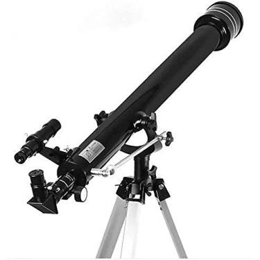 Imagem de Telescópio, refratores de telescópio, zoom de 675x, telescópio espacial, monocular, portátil, alcance de detecção de tripé, alcance de 900 / 60 m, telescópio ideal para iniciantes