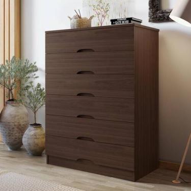 Imagem de Cômoda 6 Gavetas Sevilha MDF - MadeMarcs - MadeMarques, Ipe