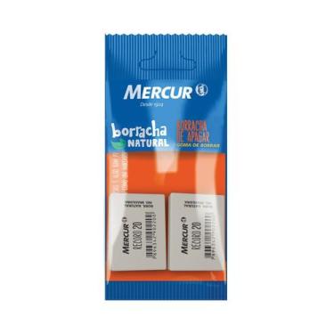 Imagem de Borracha Mercur Record Branca com 2 Unidades, UNICA