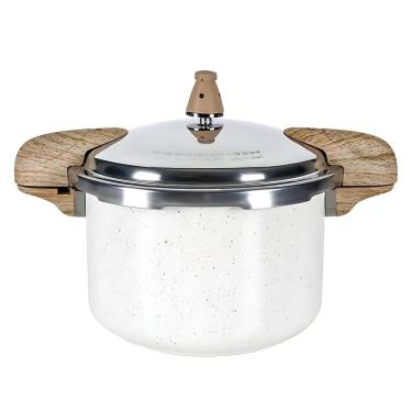 Imagem de Panela Pressão Antiaderente Cerâmica Brinox 5,4L Indução