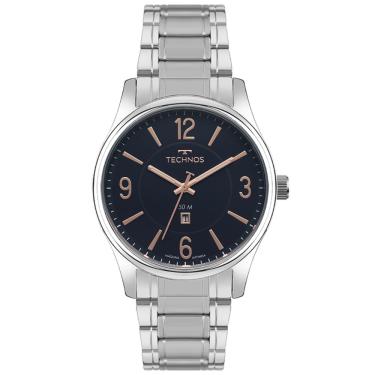 Imagem de Relógio Technos Masculino Ref: 2115tzx/1a Classic Prateado