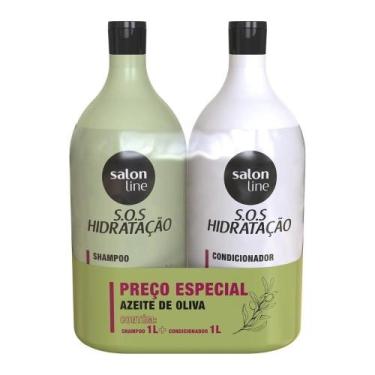 Imagem de Kit Shampoo + Condicionador Salon Line SOS Hidratação Ultra Cachos Aze