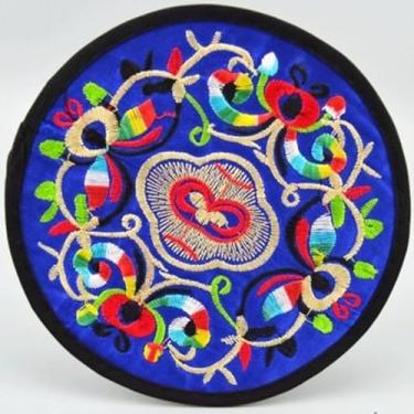 Imagem de Porta-copos para bebidas Boho arte mexicana presentes redondos vintage bar porta-copos étnico floral tapete de xícara de chá indiano decoração de casa