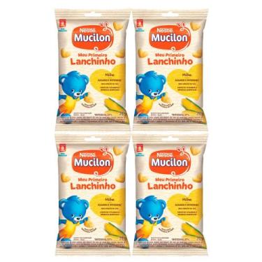 Imagem de Kit 4 Biscoito Mucilon Snack Milho 35g