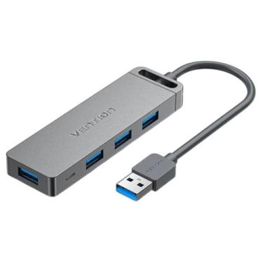 Imagem de Hub Adaptador USB A 3.0 4 Portas SSD Pendrive 1m Vention