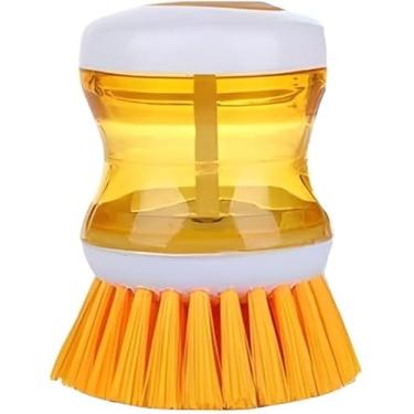 Imagem de Escova de Limpeza Para Louças com Reservatório Para Detergente, Multiuso, Cores Sortidas