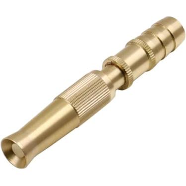 Imagem de BVX Bico de Mangueira Universal em Latão, Alta Pressão, 9 cm de Comprimento, com Conector Universal, Vedação em Borracha Siliconada para Limpeza e Jardinagem