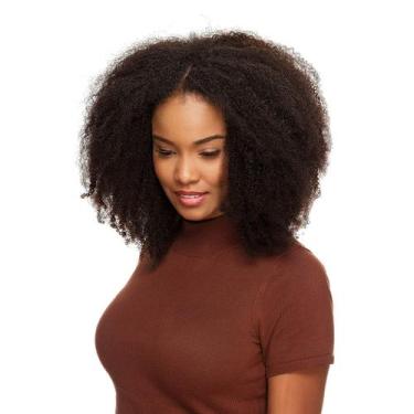 Imagem de Peruca UPart Cabelo Natural Cacheado 60cm Textura Kinky De Benguela Ca