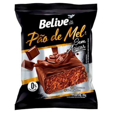 Imagem de Pão de Mel Zero Açúcar Sem glúten e leite 45g - Belive-Unissex