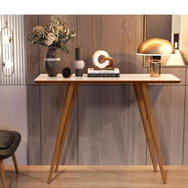 Imagem de Aparador Classic Pé Palito Madeira Retro (Bege/Freijó)