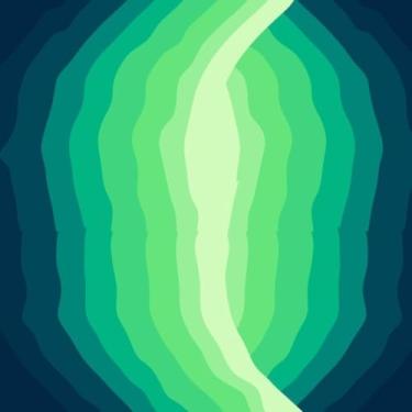 Imagem de Quadro Decorativo Wallpaper Abstrato para Sala Quarto Escritório Arte Moderna 50x50cm