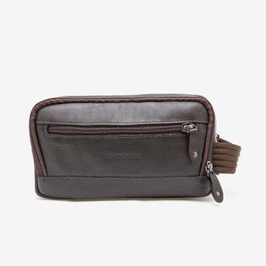 Imagem de Necessaire Em Couro Café - Democrata