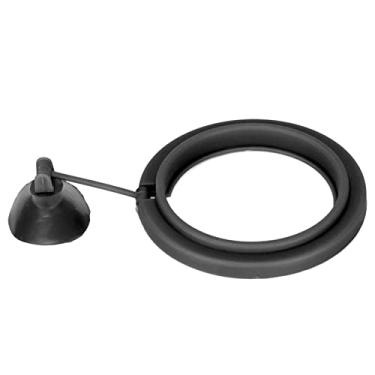 Imagem de Alimentador de Anel de Tanque de Peixes de Plástico Flutuante Círculo de Alimentos Forte Ventosa para Alimentação de Alimentos Em Flocos Uso de Aquário (Preto)