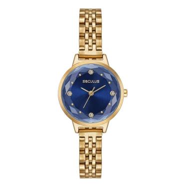 Imagem de Relógio Seculus Feminino Ref: 77354lpsvds1 Fashion Dourado