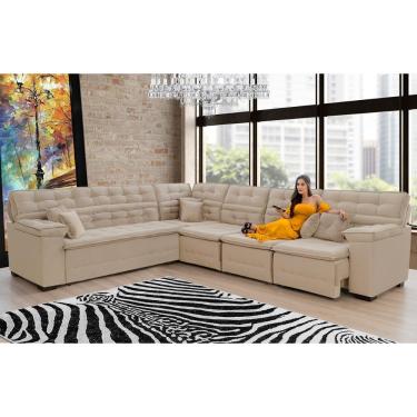 Imagem de Sofá De Canto Magno 2,57x3,97m-bege