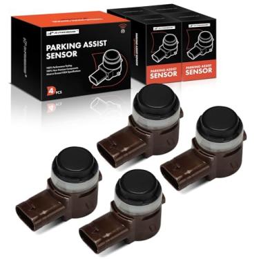 Imagem de A-Premium Sensor de assistência de estacionamento adequado para Volkswagen Golf 2014-2016 Passit 2016 Audi A3 2015-2016 A3 Sportback E-Tro 2016 Tt 2016, dianteiro e traseiro, um conjunto de 4