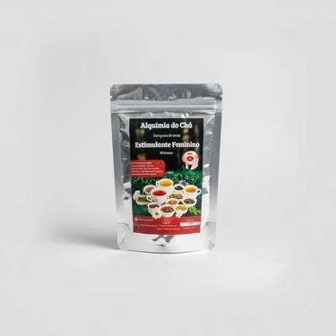 Imagem de Chá Composto Estimulante Feminino, 80g, Blend Natural, Ginseng e Guaraná, Para Energia e Libido, Alquimia do Chá Nomady