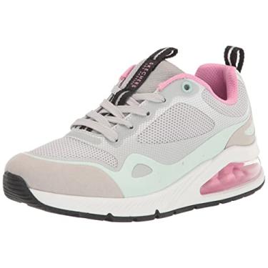 Imagem de Skechers Tênis feminino Uno 2-Runabout, Cinza/Multi, 8.5