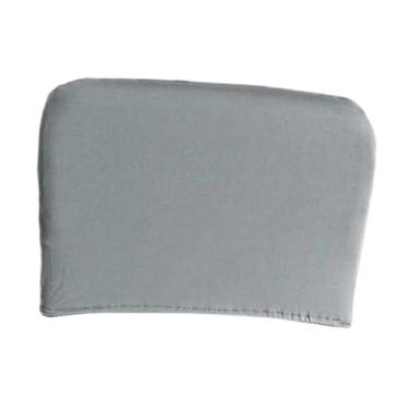 Imagem de KiBcsLic Capa protetora removível e lavável para encosto de cadeira de escritório, ideal para sala de estudos e escritório em casa, 28cm X 48cm