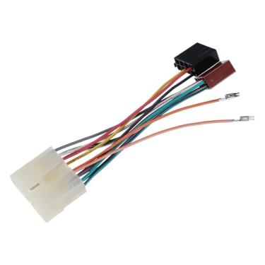 Imagem de A ABSOPRO Chicote de fios de rádio estéreo CD Player 13 pinos para Suzuki Vitara 1996-up plástico metal cores sortidas